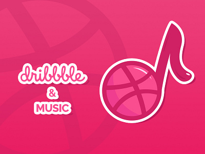 Dribbble & Music always together <3