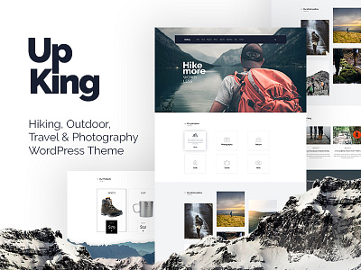 Upking WordPress Theme design francisco photography san ux web