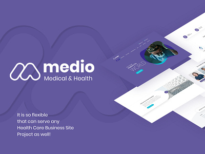 Medio / Medical Theme is Uрloaded / design hospital medical ui ux web