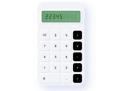 Calculator calculator design phone ui
