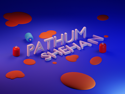 Pathum Shehan 3d blender icon illustration logo name naming pathumshehan