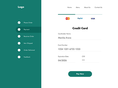 Payment Method Screen