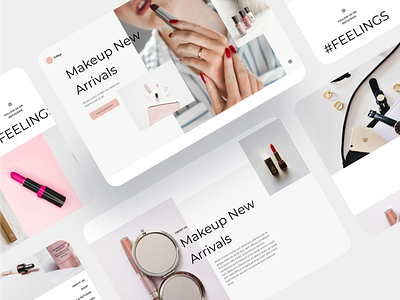 Makeup Minimal Website Concept