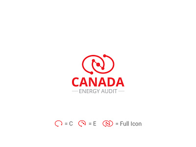 Canada Energy Audit abstract logo branding graphic design icon letterlogo logo logo design minimal sketch typography