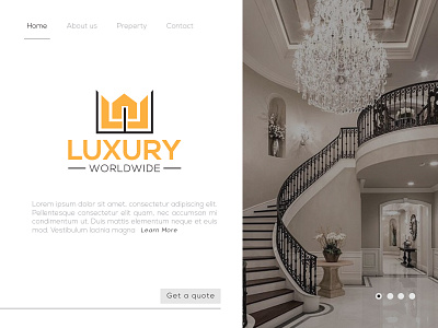 Luxury Worldwide Logo Branding