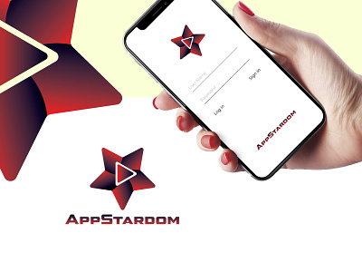 Gradient Logo Design For AppStardom