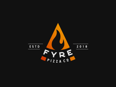 Fyre Pizza Co fire flame hot oven pizza restaurant