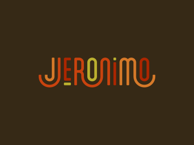 Jeronimo lettering