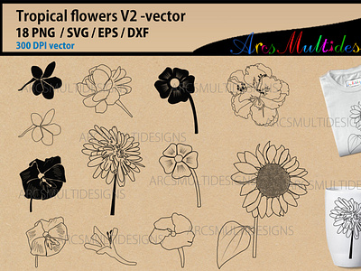 Download Flower Svg Designs Themes Templates And Downloadable Graphic Elements On Dribbble 3D SVG Files Ideas | SVG, Paper Crafts, SVG File