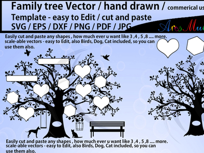 Download Family Tree Svg Designs Themes Templates And Downloadable Graphic Elements On Dribbble PSD Mockup Templates