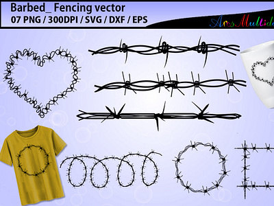 barbed fencing