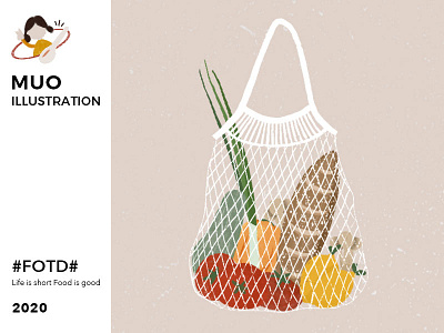 FOOD OF THE DAY - TOTE BAG ILLUSTRATION