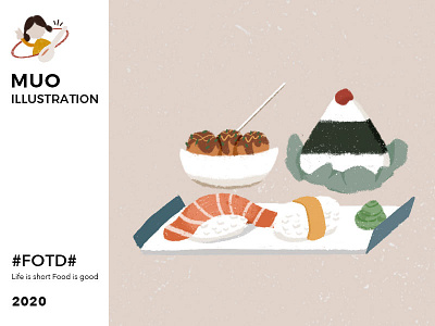 FOOD OF THE DAY - JAPANESE FOOD ILLUSTRATION