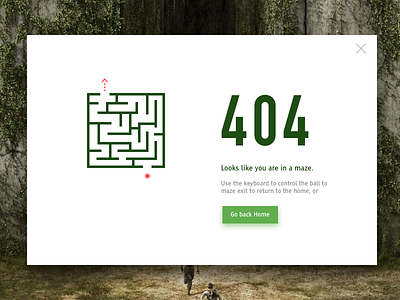 Day 008 - 404 Page - Daily UI 404 clean dailyui day008 error maze page ui web