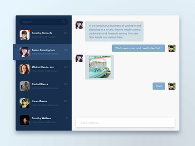 Day 013 - Direct Messaging - Daily UI