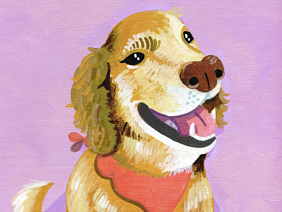 Pet Portrait acrylic dog dogs painting pet