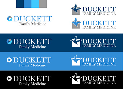 Duckett Family Medicine Logo Concepts logo