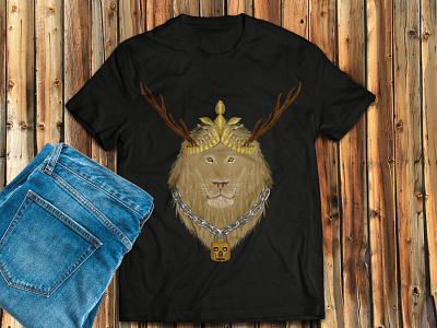 Lion t shirt design illustration lion lion t shirt shirt shirtdesign shirts t shirt art t shirts