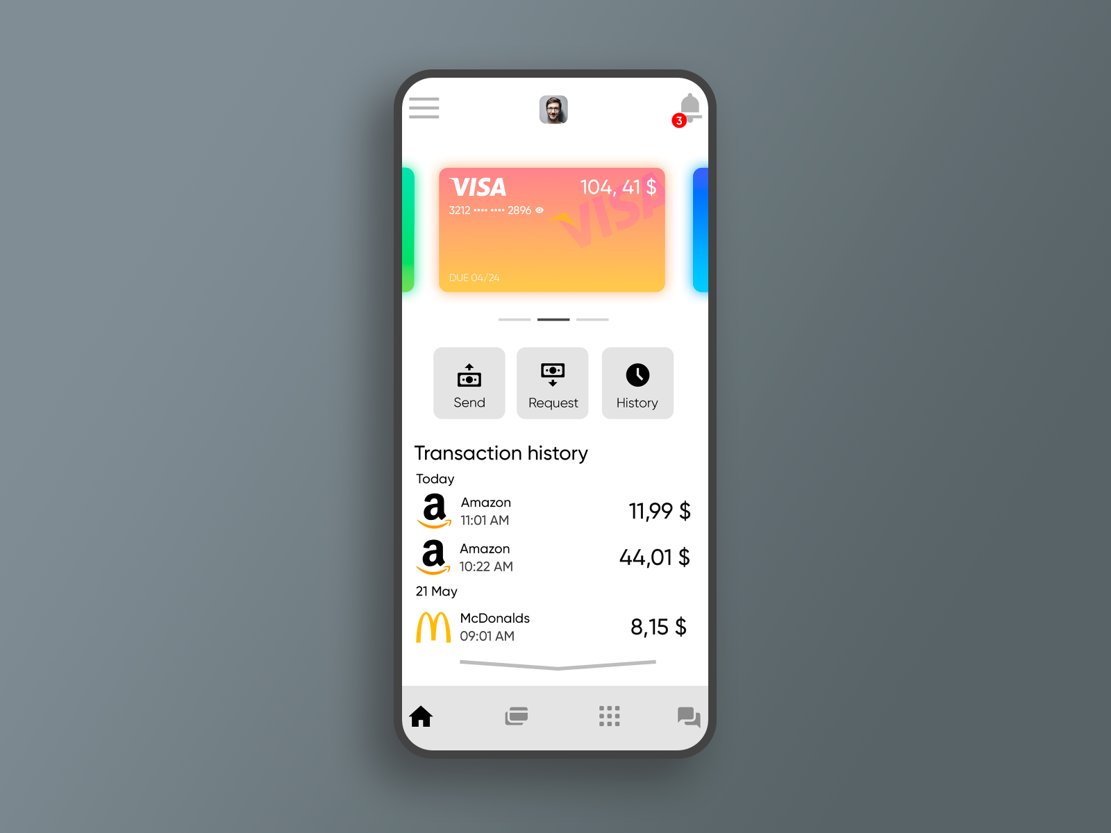 Mobile bank UI/UX design by Seeroy on Dribbble