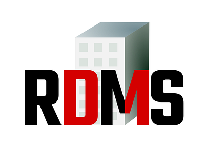 Real estate Database Management System App logo app logo database logo illustration management system logo management system logo rdms logo rdms logo real estate logo vector