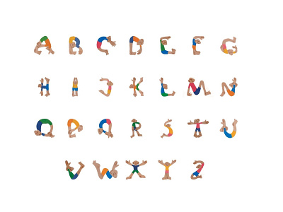 MY ALPHABET!! 2020 2020 design abstract alphabet alphabet logo alphabets art branding design digital digitalart doodle illustration logo minimal primitive run running sport yoga