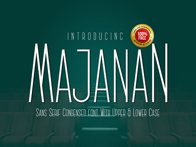 Majanan Sans Serif Condensed Font Free 100%