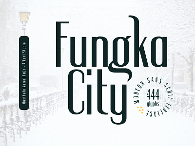 Fungka City - Modern Stylish Sans Serif Font