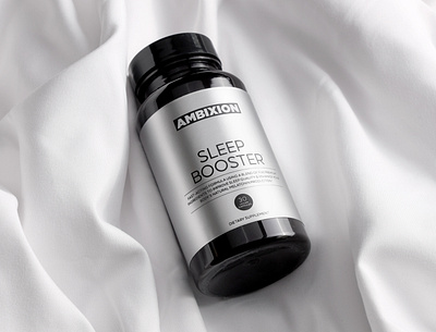 Ambixion Sleep Booster - Bedtime ambixion ambixion booster julien de repentigny photography product design relaxing sleep aid sleep booster supplements vegan