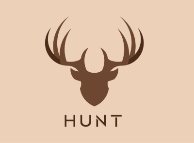 Hunt Logo branding design hunt illustration logo nature vector