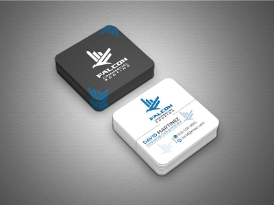 Square business Card brand identity branding design business card business card design businesscard logodesign name card name card design visiting card visiting card design