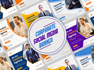 Corporate Business Social Media Post Banner Template
