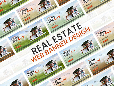Real Estate Social media Web Banner Design branding manipulation ui