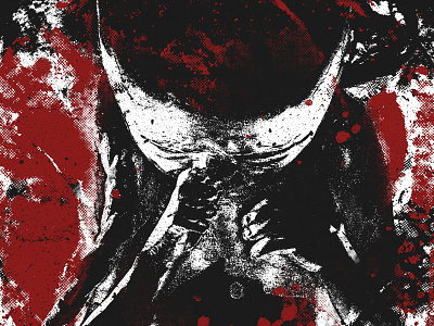 Unborn black and white dark death metal halftone horror illustration merch scary sludge t shirt