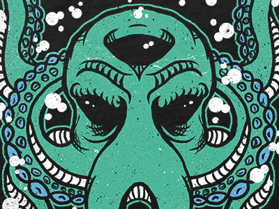 Octopus animal illustration merch merch design octopus shirt shirt design underwater