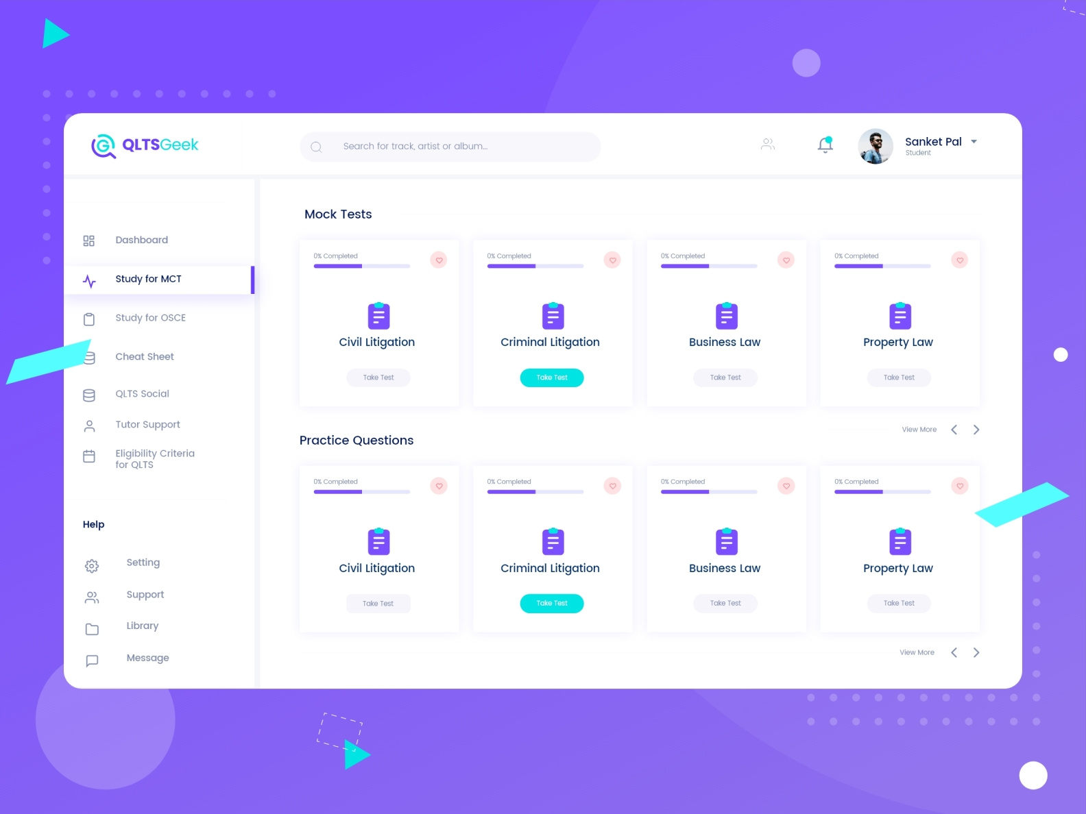 Online Exam App UI/UX by Sanket Pal for indianpix on Dribbble