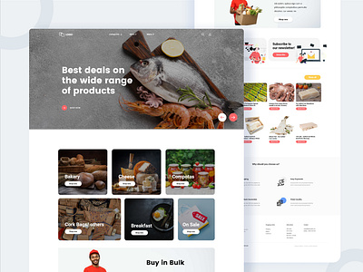 Sea Food Landing Page