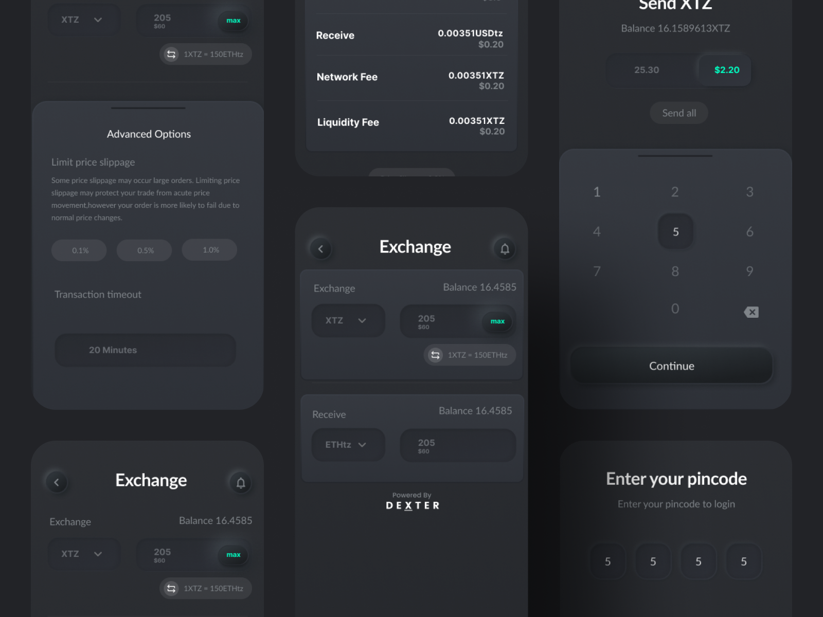 DeFi Exchange App Ui by Sanket Pal for indianpix on Dribbble