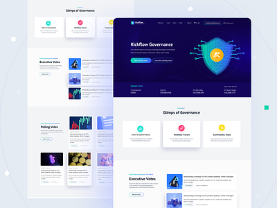 Crypto Governance Landing Page by Sanket Pal for indianpix on Dribbble