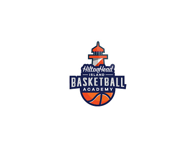 HiltonHead island basketball academy logo design basketball basketball logo hiltonhead logo sports sports logo