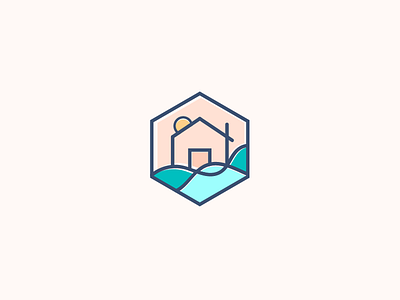 Lake House Logo house house logo lake lake house logo tiny house logo