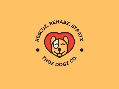 Dog Care animal cute dog cute dog logo illustration indianpix logo logodesign monogram pet care