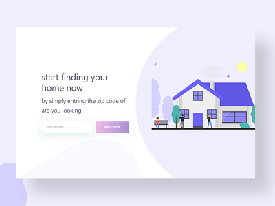 home rental website landing page