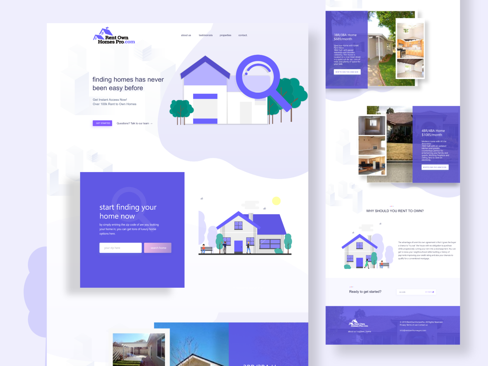 House rent design by Sanket Pal for indianpix on Dribbble