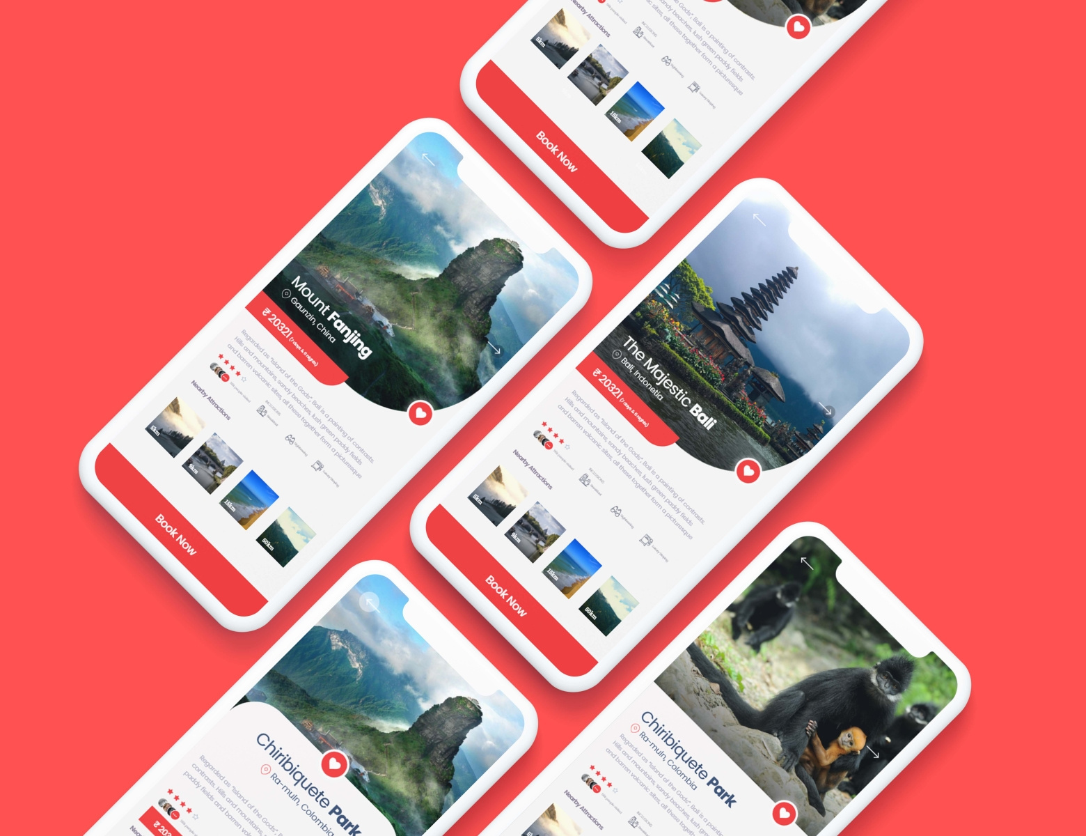 Travel Booking App Ui by Sanket Pal on Dribbble