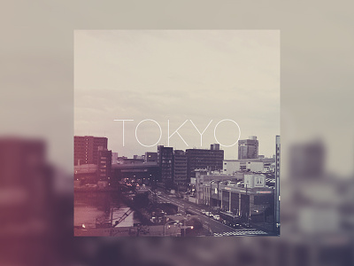 Tokyo (DesignersMX) art cover designer designers designersmx dream gotham illustration mextures mix music mx rdio spotify tokyo