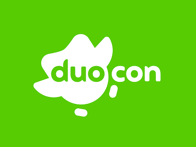 Duolingo Duocon Logo brand brand identity branding colorful conference duolingo geometric icon identity illustration language logo minimal owl