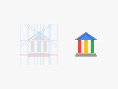 Google Digital Academy Logo brand identity branding geometric google logo material design minimal