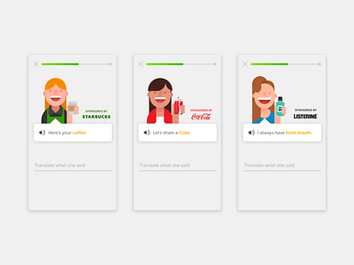 Duolingo Sponsored Exercises 1
