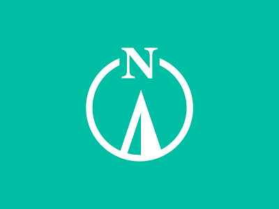 Novoa Travel Logo brand brand identity branding colorful compass design geometric icon identity illustration logo minimal north simple teal travel