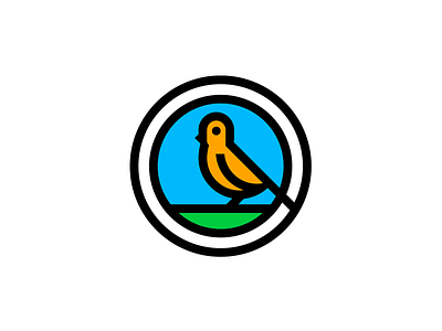 CryptoCanary Logo app bird bird icon bitcoin brand brand identity branding circle colorful crypto design geometric icon identity illustration logo minimal simple thick line vector